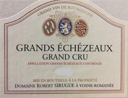 2017 Grands Échézeaux Grand Cru, Domaine Robert Sirugue